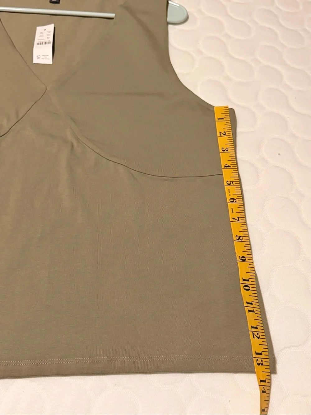 J. Crew Stretch Cotton-Blend V-Neck Top